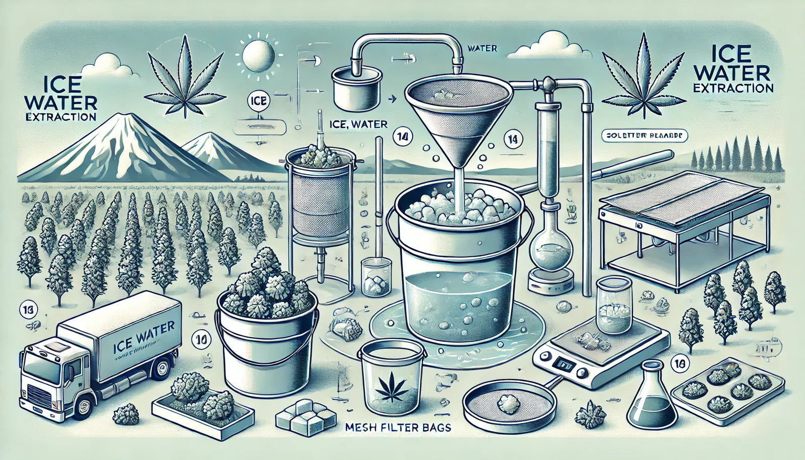 Cannabis Extraction Methods: From Flower to Concentrates
